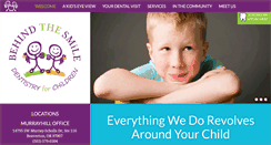 Desktop Screenshot of behindthesmile.com